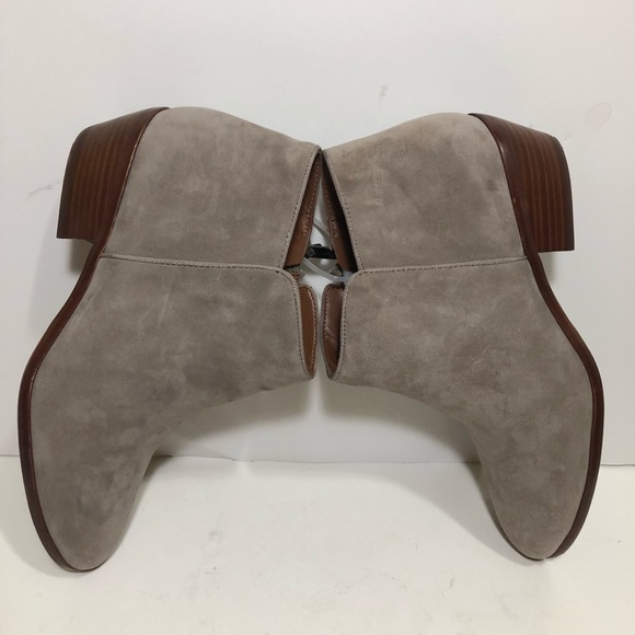 Sam Edelman gray suede ankle boots size 7.5 W - Picture 5 of 8